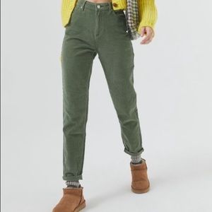 Urban Outfitters BDG Green Corduroy Pants